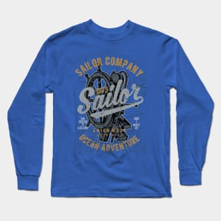 Sailor Company Steering Wheel Long Sleeve T-Shirt